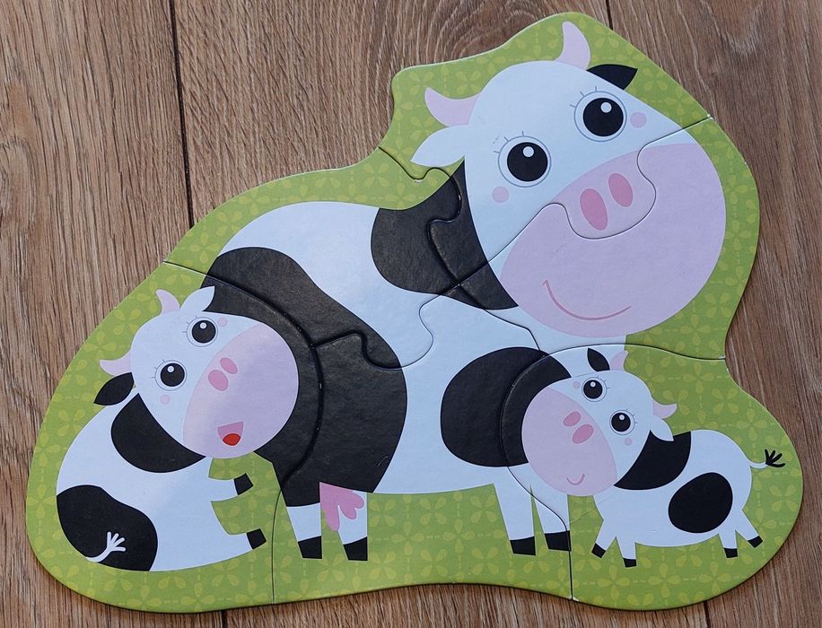 Czuczu gra dla dzieci "Zwierzątka na wsi", Trefl "Moje pierwsze puzzle