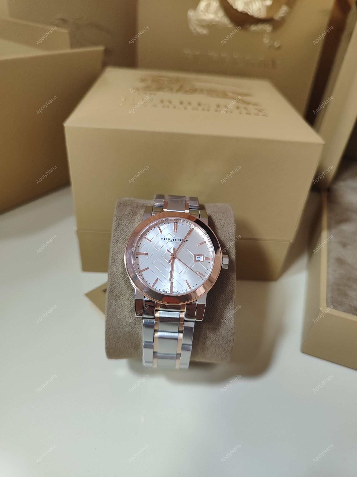 Годинник Burberry bu9105 bu9205 Часы Барберри