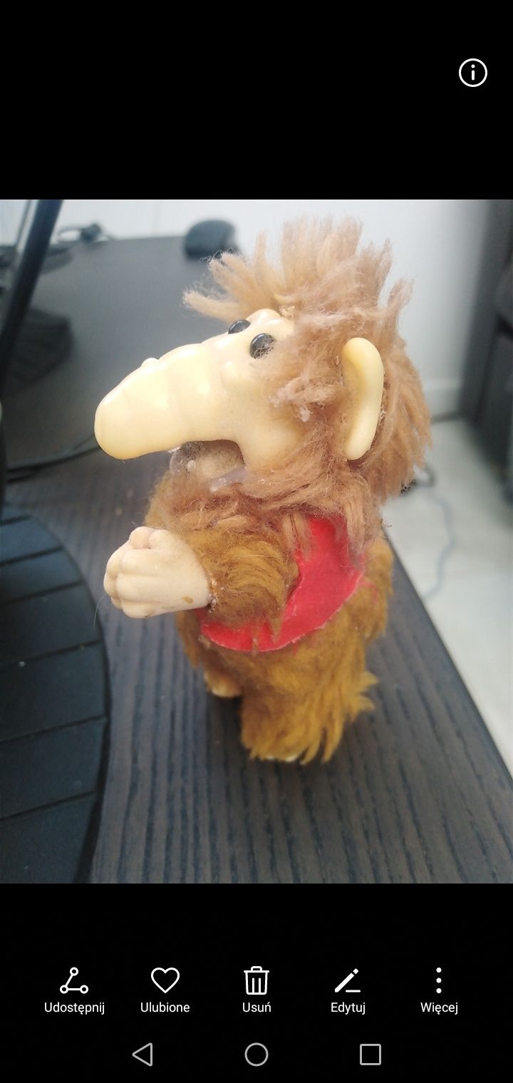 Alf maskotka postać z raczkami do zaczepienia