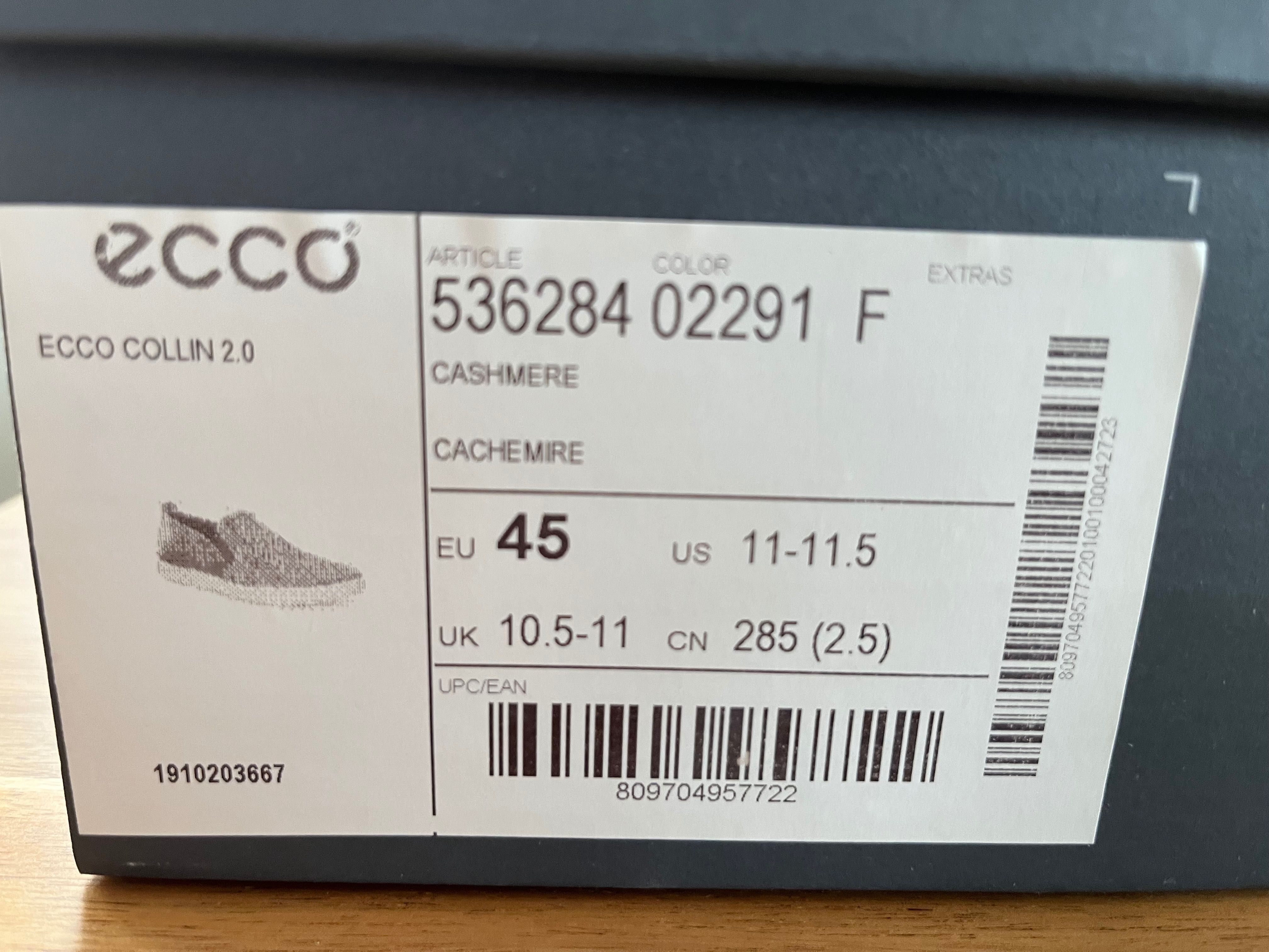 Ecco mokasyny brązowe Ecco Collin 2.0 rozmiar 45 nowe