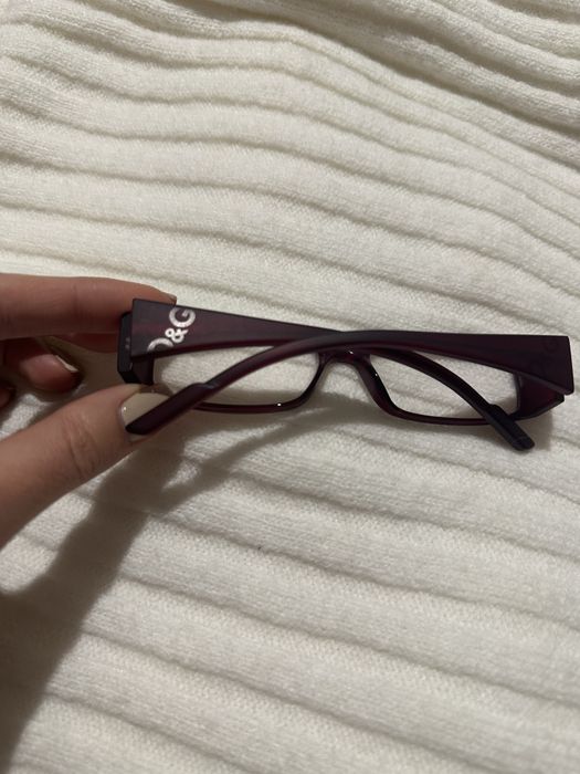 DOLCE & GABBANA оправа окуляри D&G брендові оригінал, бордо