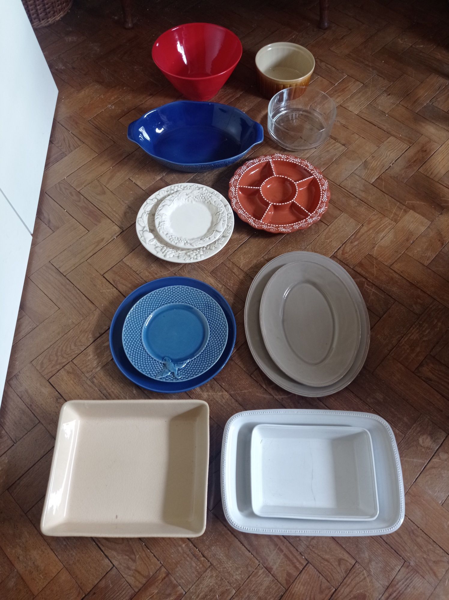 Travessas, Pratos e Taças Variados