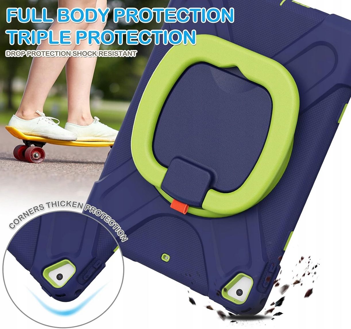 Etui Obudowa Case na Tablet iPad Pro 9.7" 2018/2017 z Paskiem Pancerny