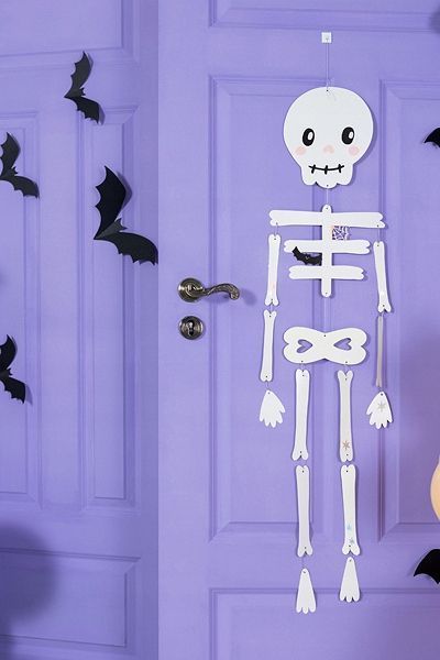 zawieszka szkielet dekoracja 110 cm na halloween karnawał  psikus