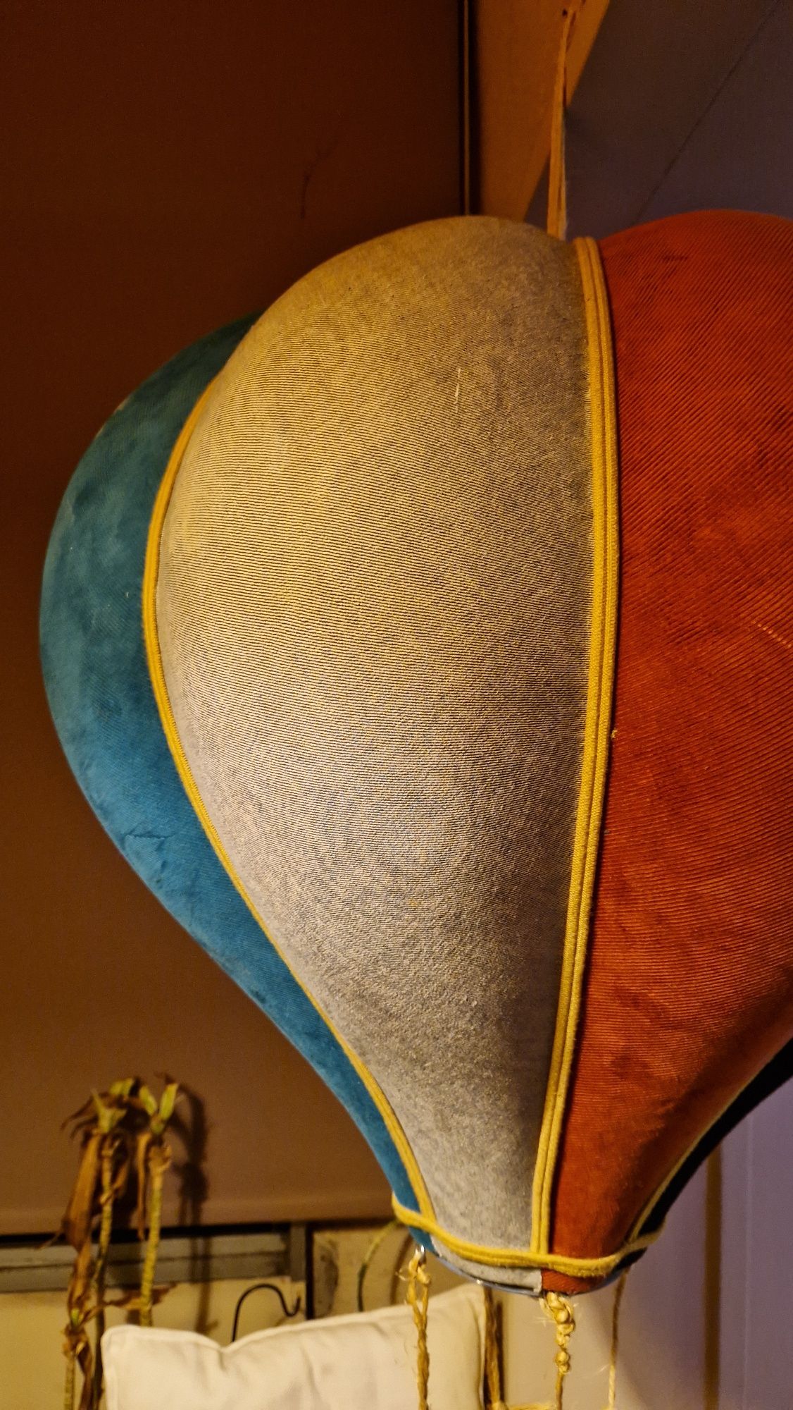 Balão decorativo forrado a tecido