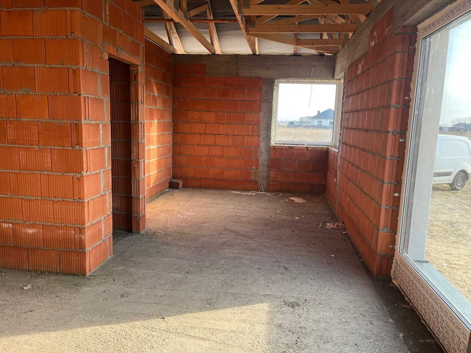 Słońsko Dom 110m2 surowy zamknięty + ocieplenie. Działka 802m TANIO