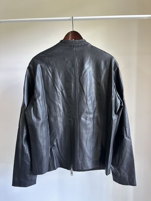 Кожаная куртка Armani Exchange (A|X) Blouson Jacket кожанка L size Л