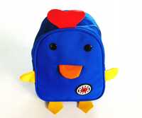 Plecak przedszkolny niebieski kaczka, 3D, nowy