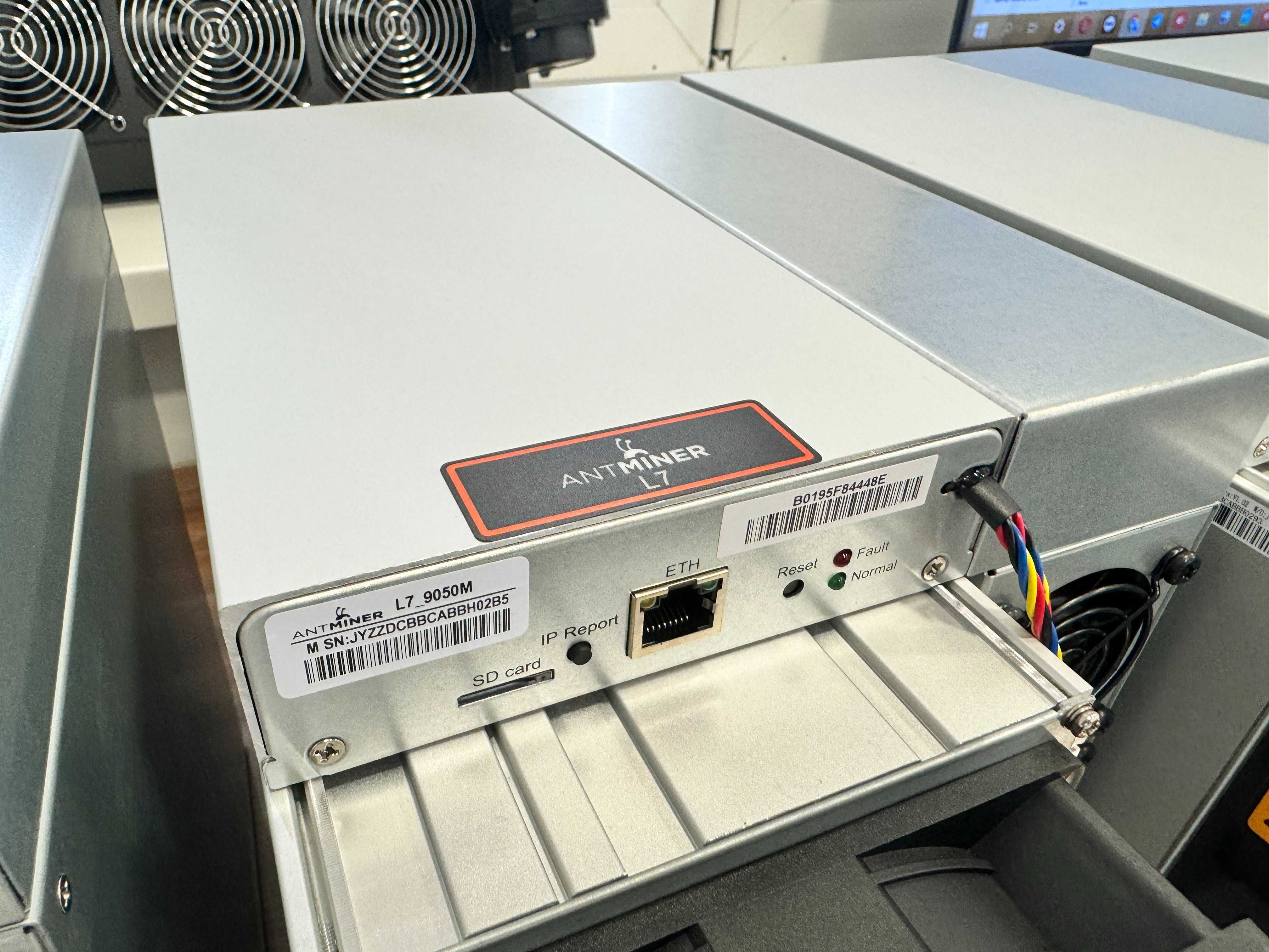 Майнери Asic Bitmain Antminer L7 9050 Mh 3500Вт miner +Сервіс Гарантія