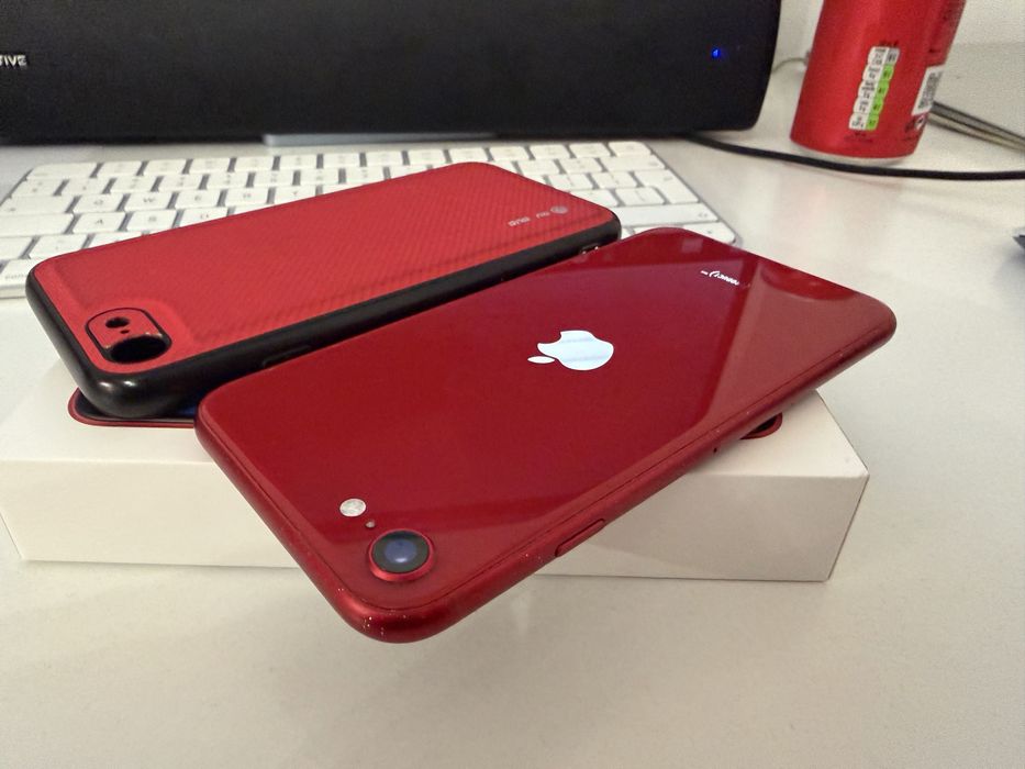 iPhone SE 2022 Red 128gb Idealny Bateria 96% od nowości