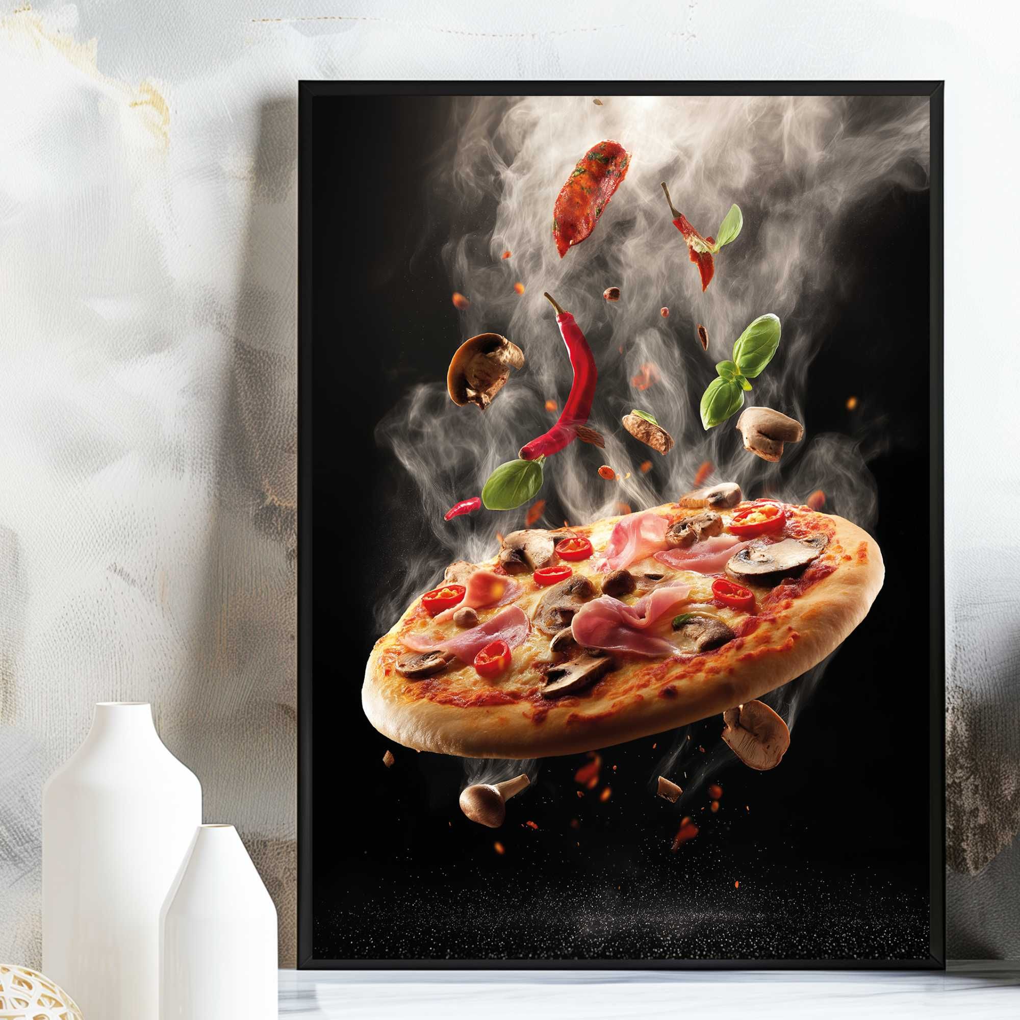 plakat pizza, plakat reklamowy pizza, obraz pizza, pizza
