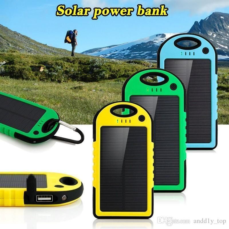 Портативний зарядний Power Bank Solar 30000 mAh на сонячній батареї