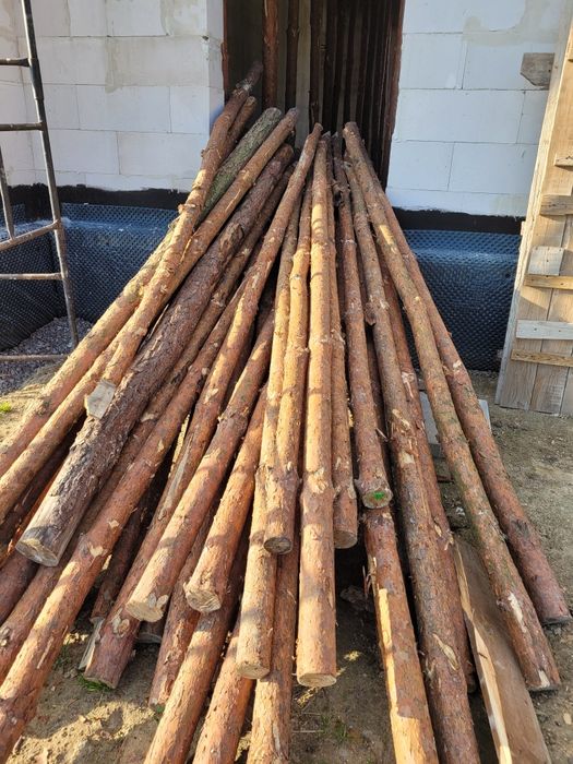 Stemple budowlane 320cm 100 sztuk i inne