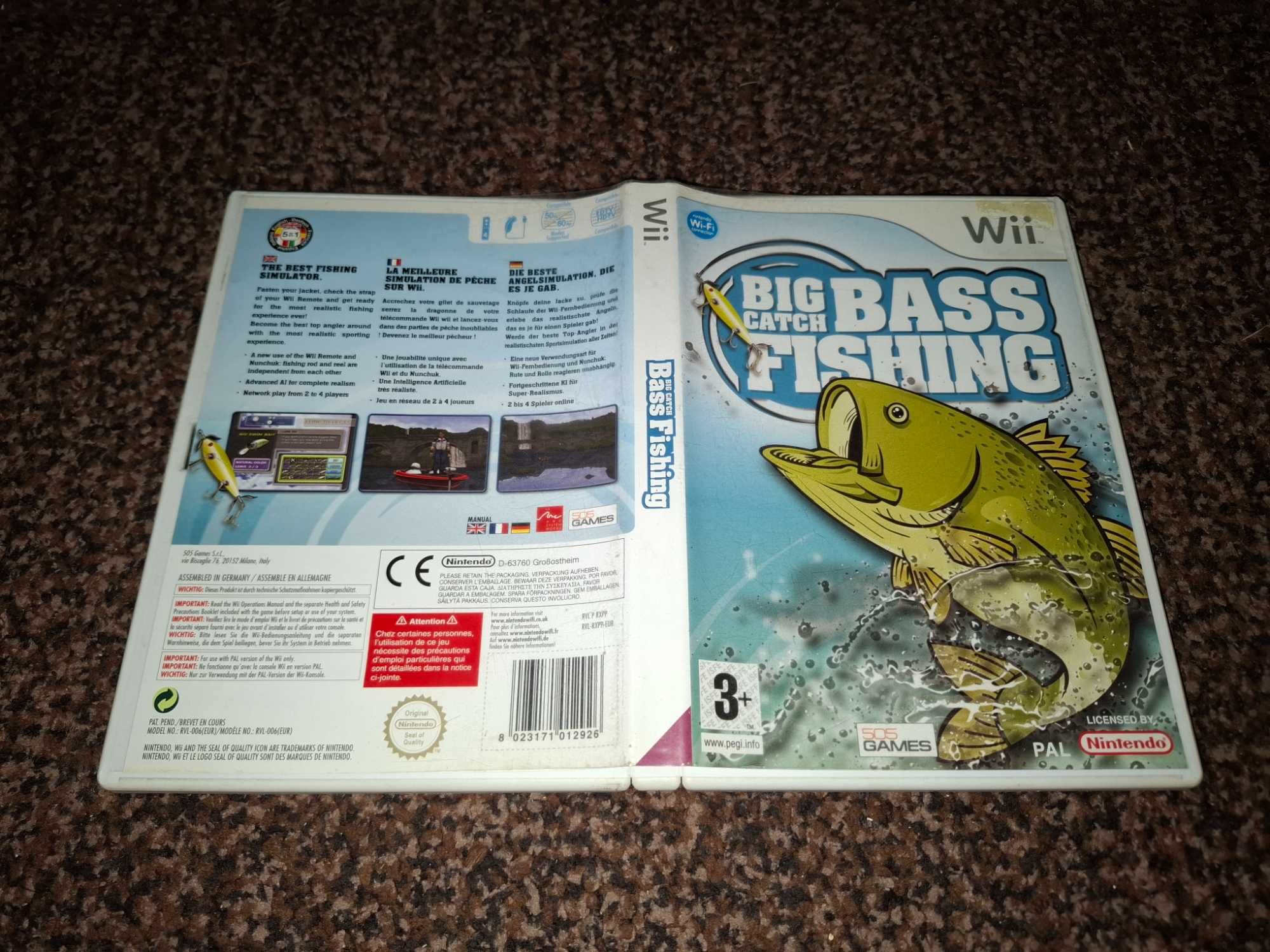 Big Catch Bass Fishing - Nintendo Wii