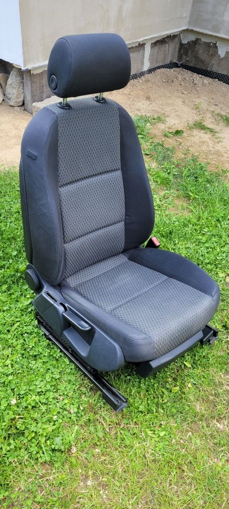 Fotele Audi A6 C6 wnętrze, środek komplet