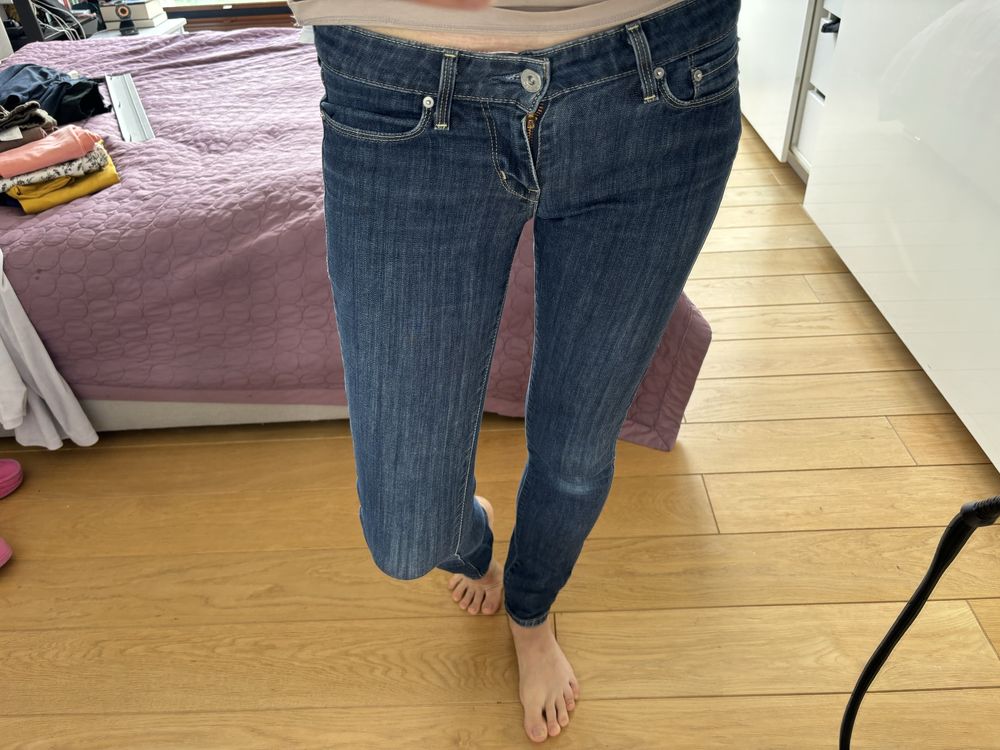 Zestaw 7 par damskich długich spodni skinny rozmiar XS Levi’s only H&M