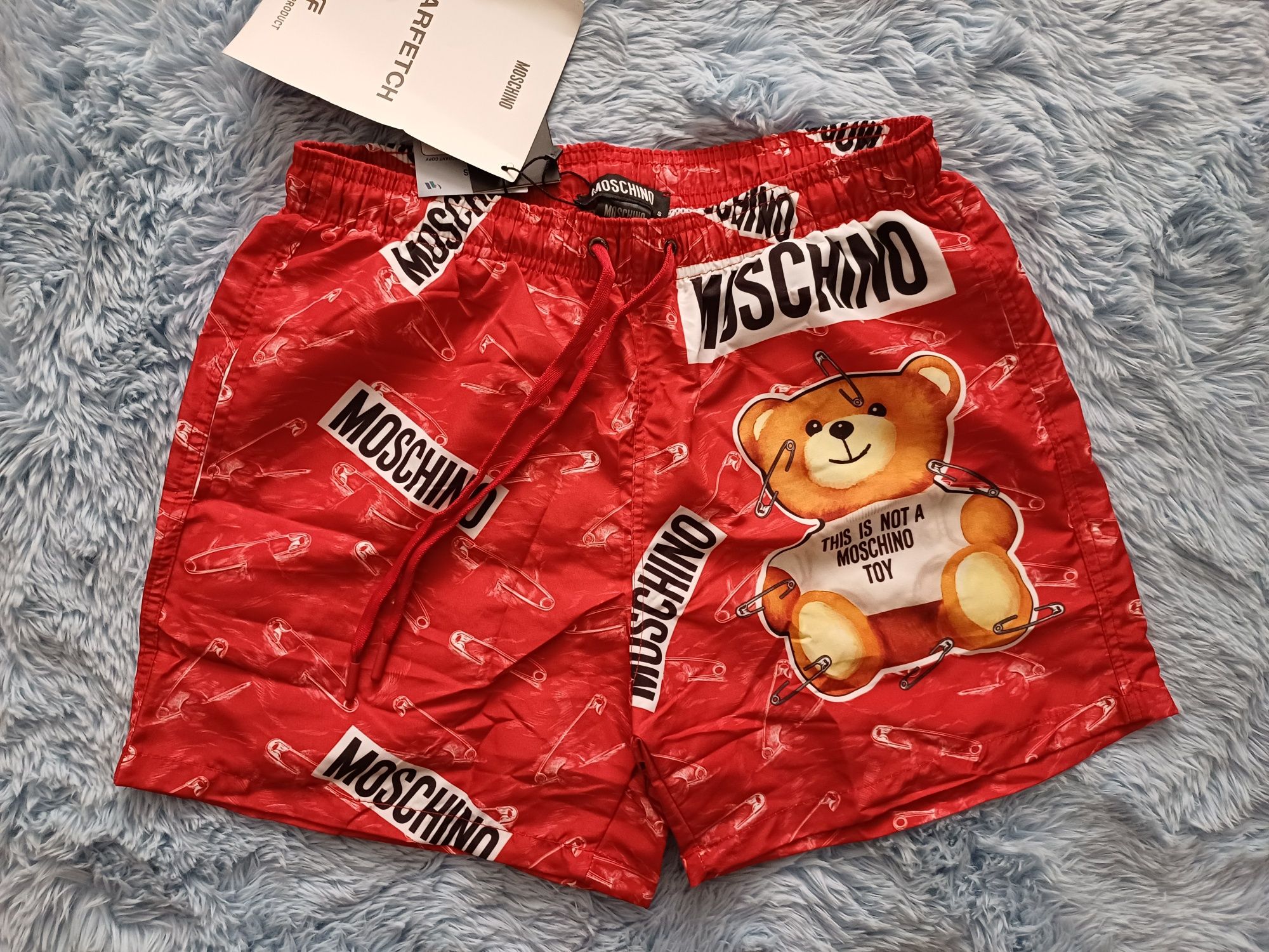 Nowe męskie szorty kąpielowe Moschino s l xl