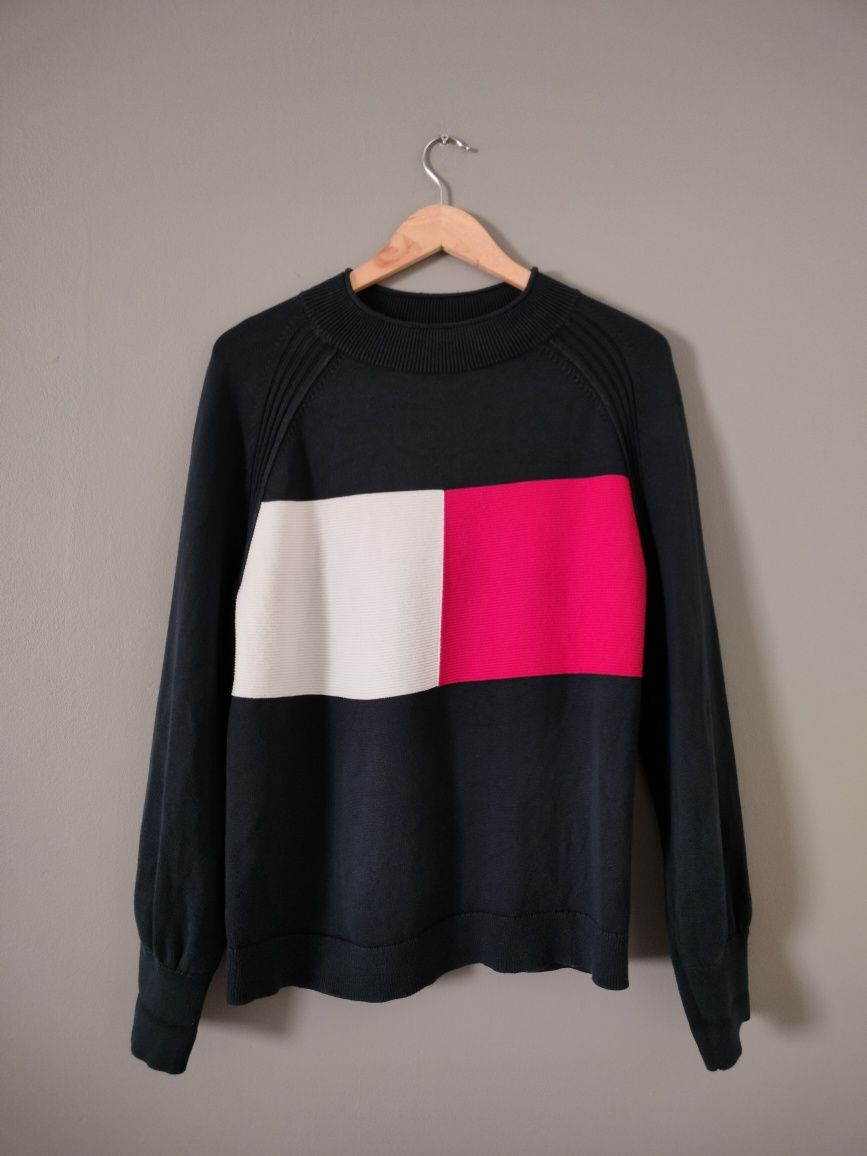 Granatowy Sweter Tommy Hilfiger