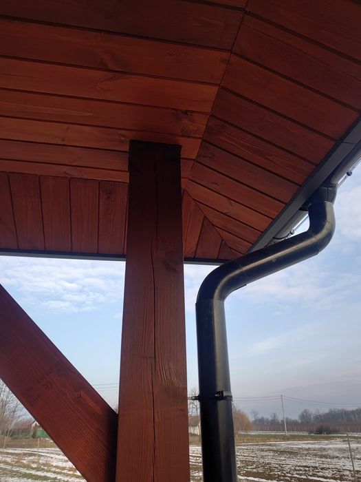 Taras Dach Wiata Pergola Balustrada Konstrukcja Schody Podbitka