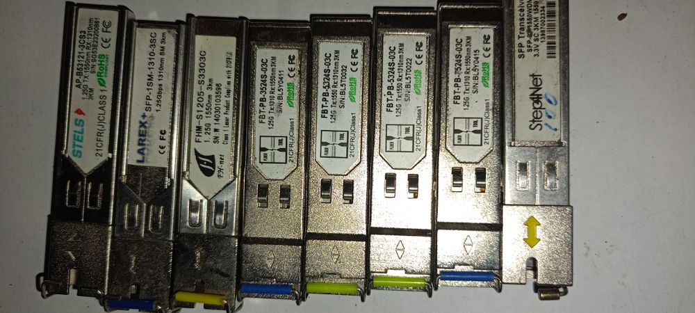 Оптичний модуль інтернет SFP модулі, що були в користуванні.
