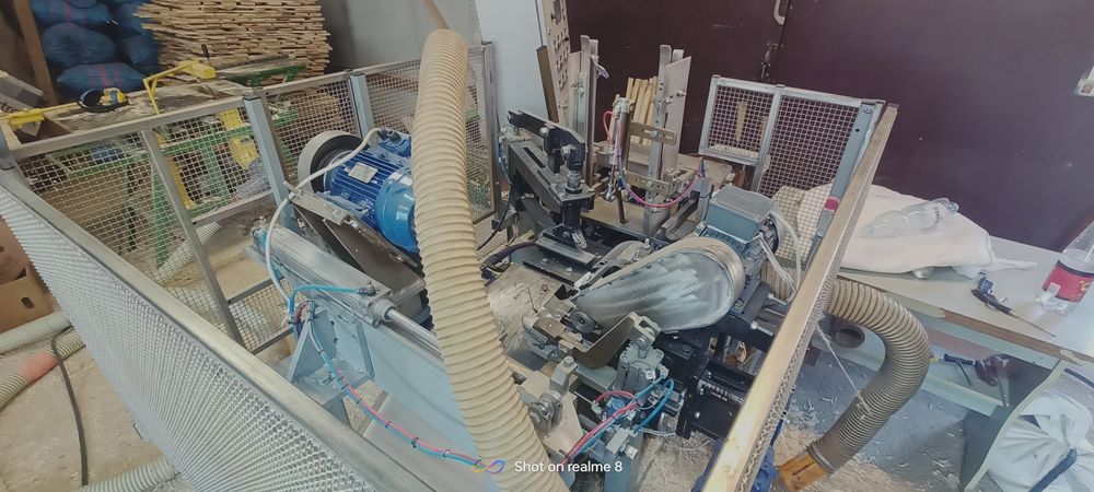 Automat do łopatek łyżek szwedzkich drewnianych