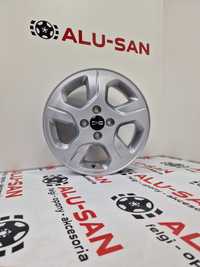 NOWE alufelgi DACIA 15" 4x100 DOKKER LODGY SANDERO Srebrne