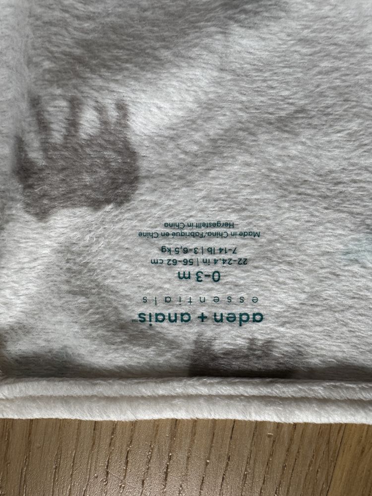 aden+anais śpiworek (essentials easy swaddle wrap quick change)