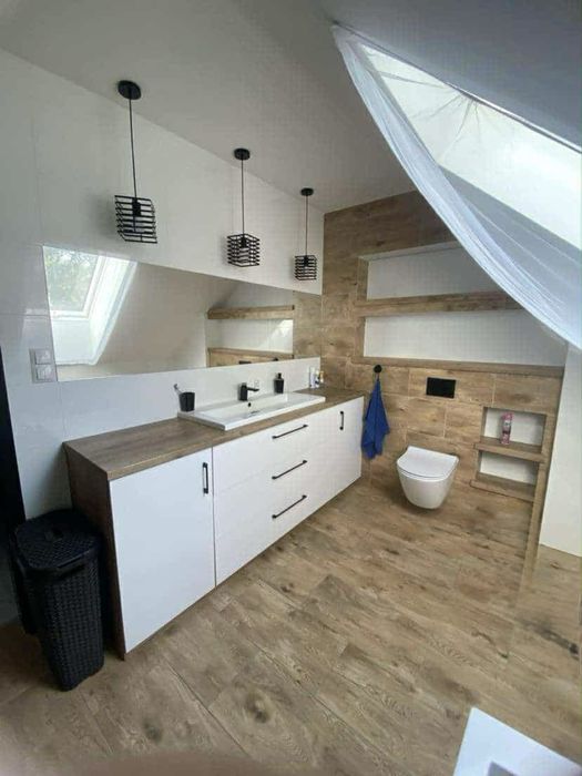 Bliźniak 117 m z działką 550 m, garażem 2 stanowiskowym i klimatyzacją