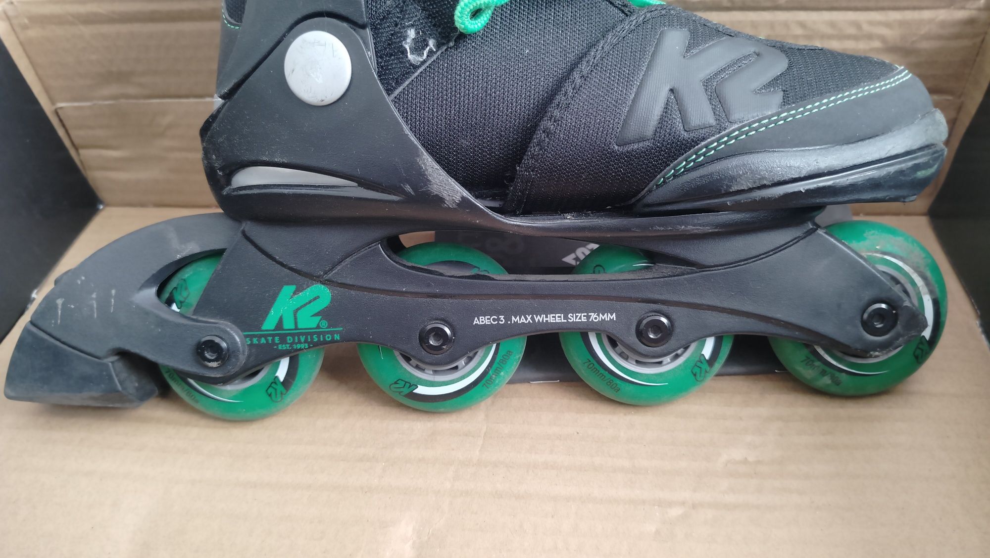 Rolki K2 Velocity jr Boy 35-40 + ochraniacze gratis