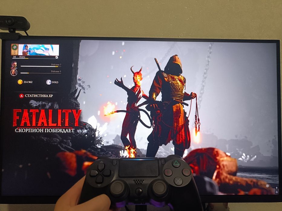 Джойстик для пк PS4 універсальний бездротовий