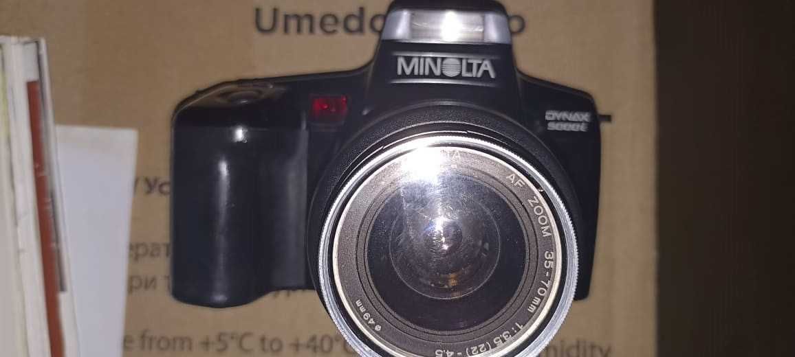 Фотоаппарат плёночный MINOLTA DYNAX 5000i Super объектив для Sony