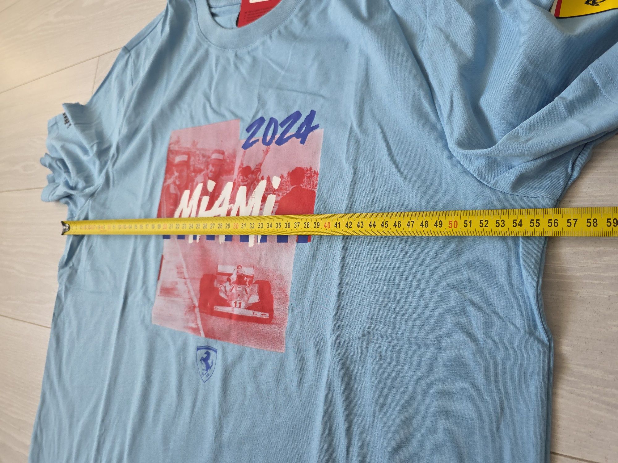 Koszulka Scuderia Ferrari 2024 Miami, Puma, F1, Formula 1, Leclerc
