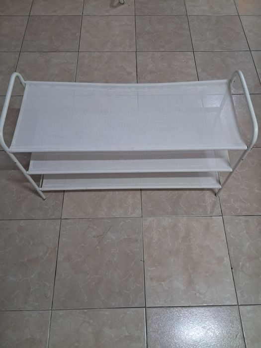 Sapateira empilhável branco 12 pares 65x90x35 cm Studio