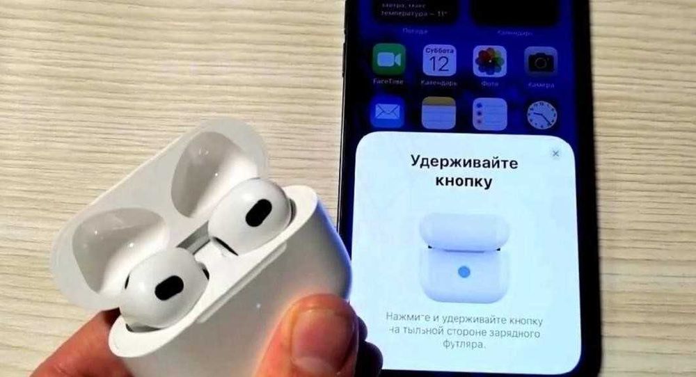 Безпровідні Навушники АірПодс 3 1в1 Airoha +чохол