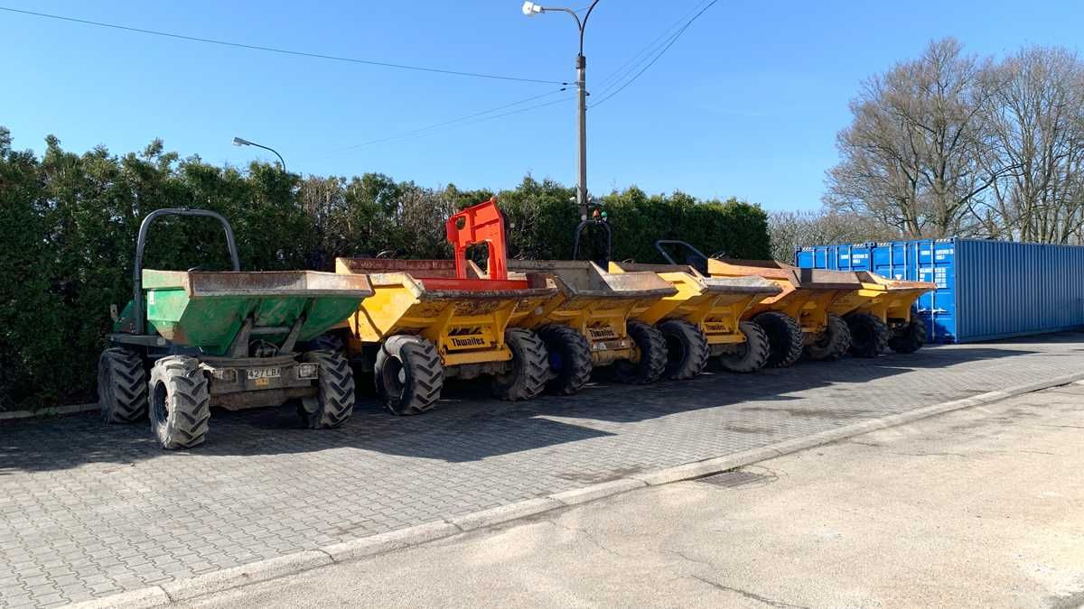 Wozidło budowlane 6 TON Mecalac TA6 798h | wynajem wozideł małopolska