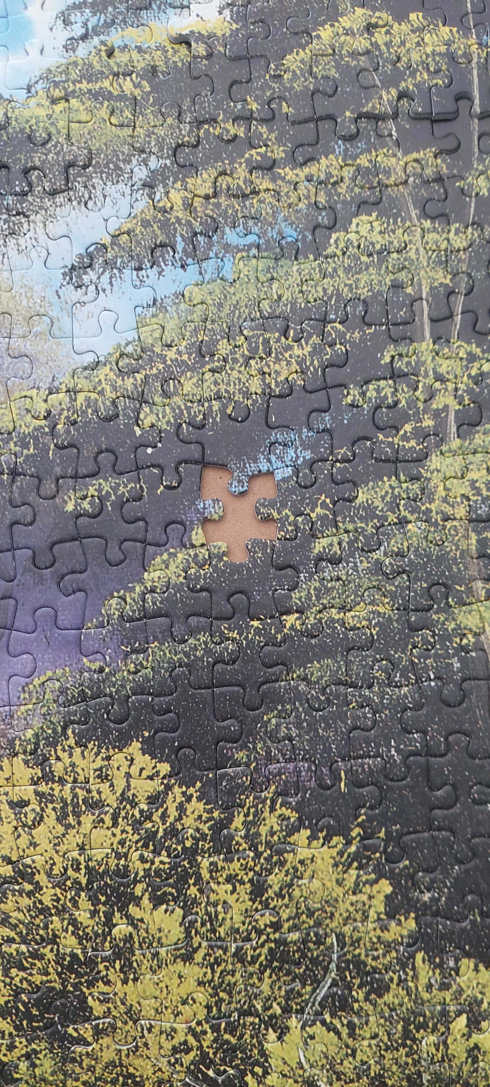 (GRATIS) Bob Ross Puzzle (falta 1 peça, outra estragada)