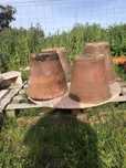 Vasos floreiras em barro