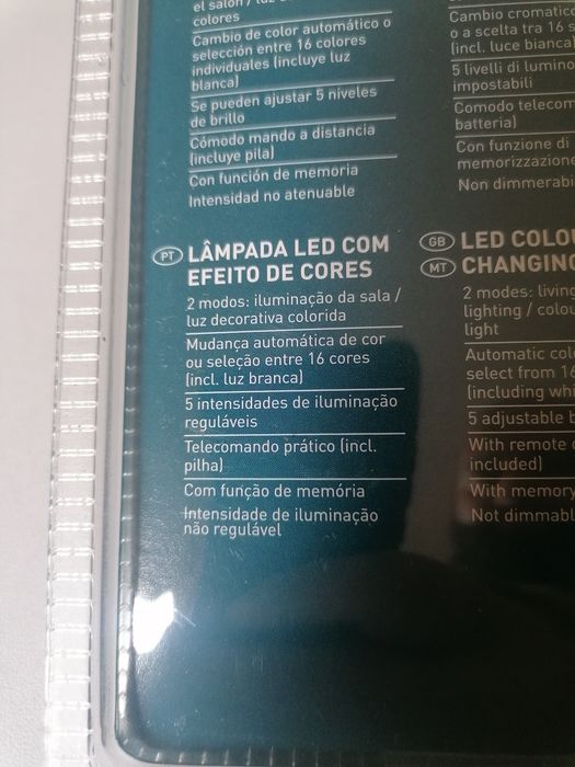 Lâmpada LED com Efeito de Cores LIVARNO LUX
