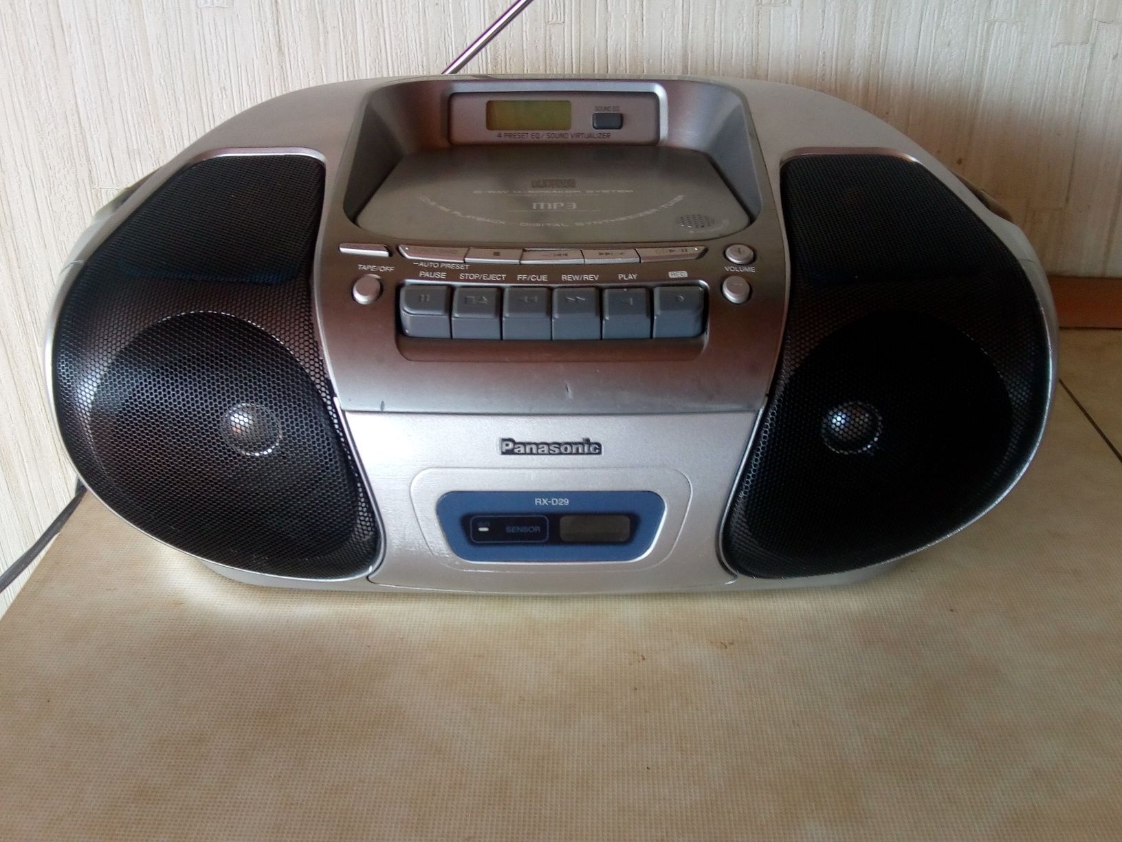 AUX+ Bluetooth+ Panasonic RX-D29+пульт ДУ