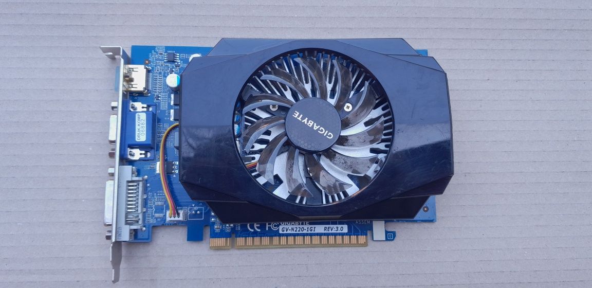 Karta graficzna Gigabyte GeForce GT220 1GB (GV-N220OC-1GI)