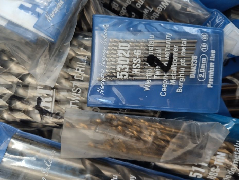 Wiertła do metalu HSS nowe