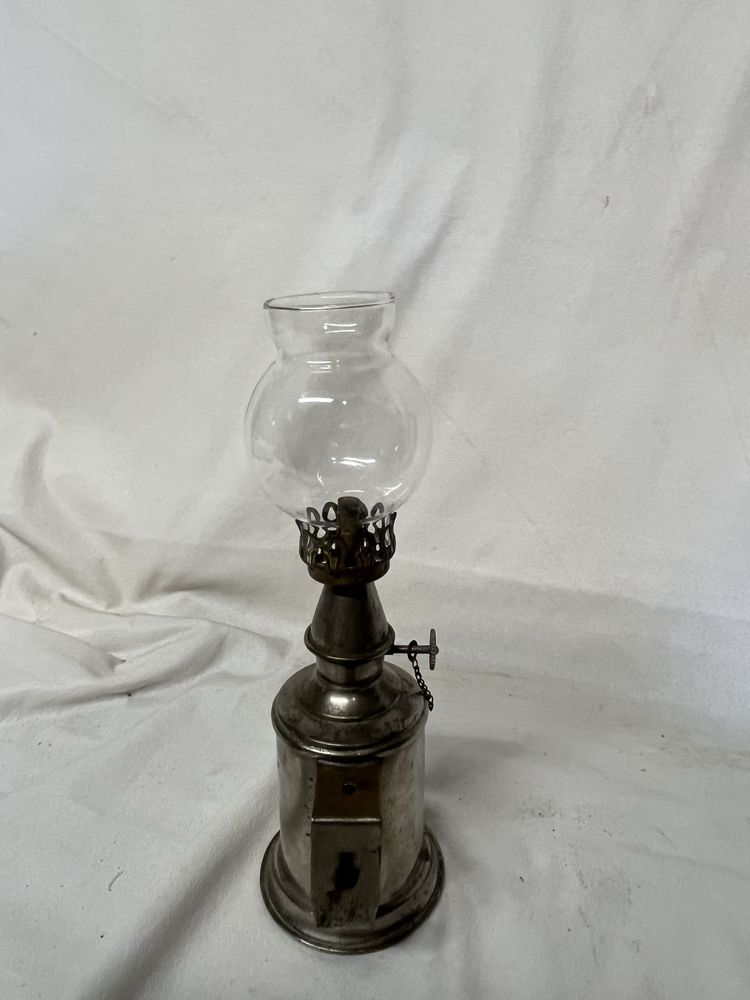 Lampa naftowa francuska Pigeon antyk dekoracja vintage