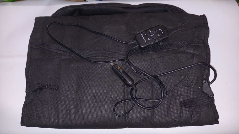 Grzana mata masujaca do samochodu, do auta.