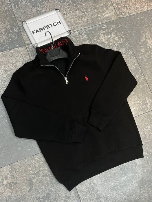 Утеплений| Полузамок polo ralph lauren 1/3 на флісі поло ральф лаурен