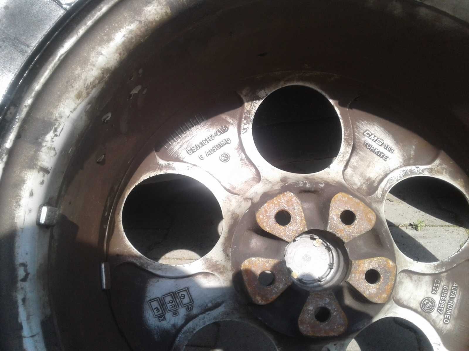 Alufelgi 16 5x98 Alfa Fiat Lancia Peugeot Opony Fulda Lato 205 55 R16