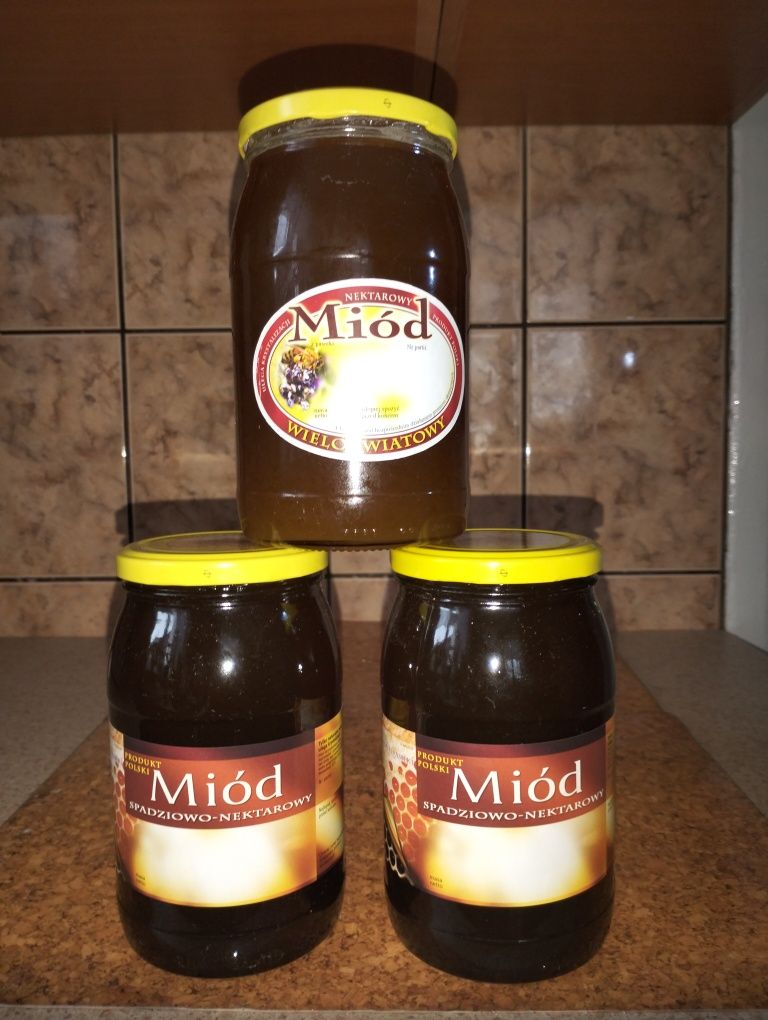 Sprzedam Miód Spadziowy i Wielokwiatowy
