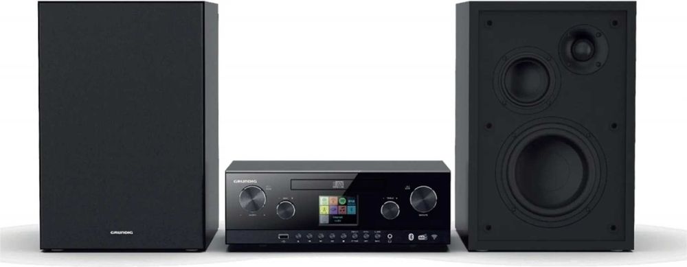 Wieża Stereo Grundig CMS 5000 BT FM DAB+ WIFI SPOTIFY Pilot Kolumny