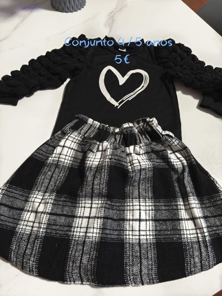 Roupas menina variadas