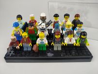 Figurki Lego - zestaw + gablotka