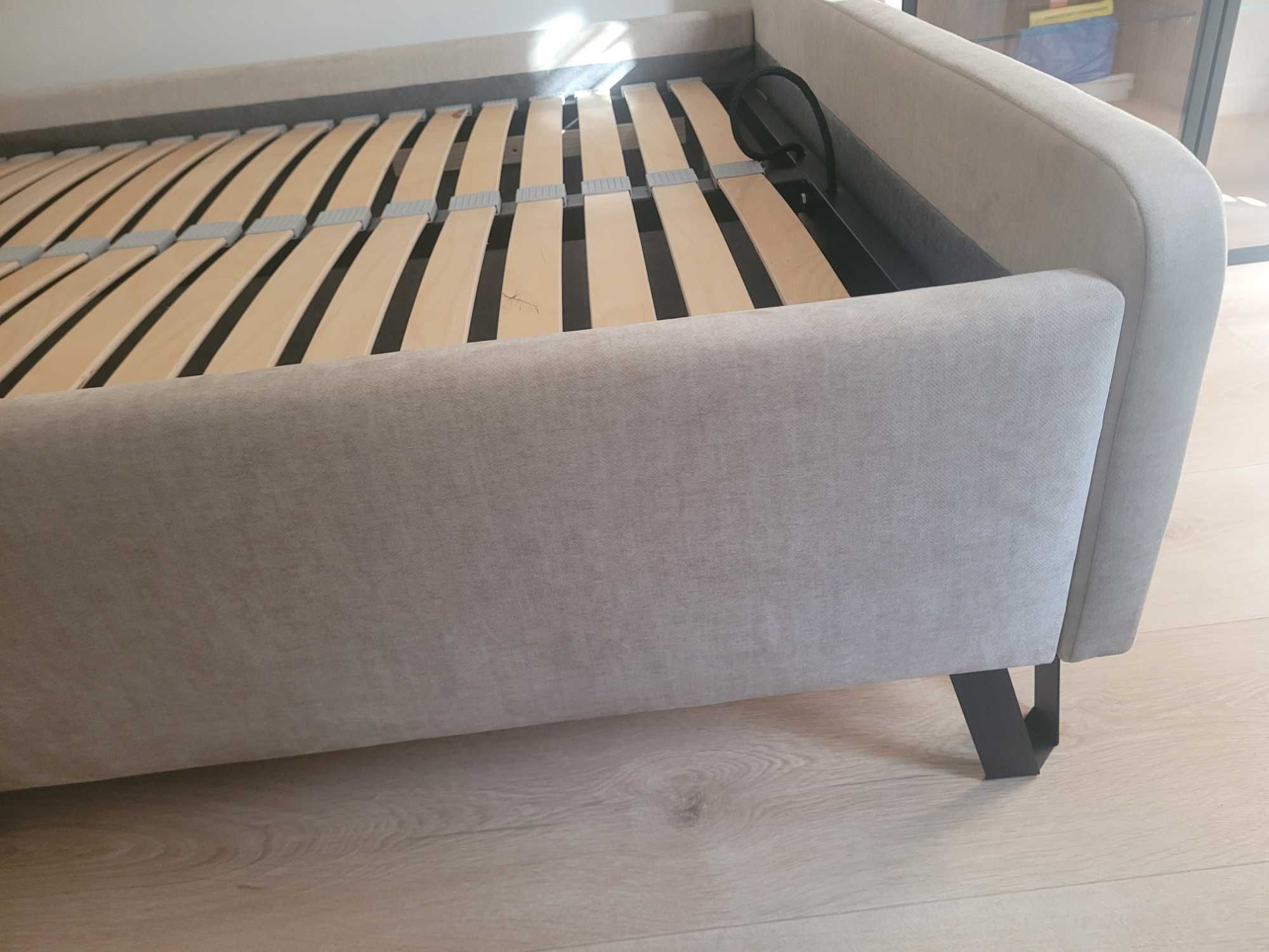 Łóżko nowe Senpuro Noble Amadeus 120×200 z pojemnikiem tk. Indulge bru